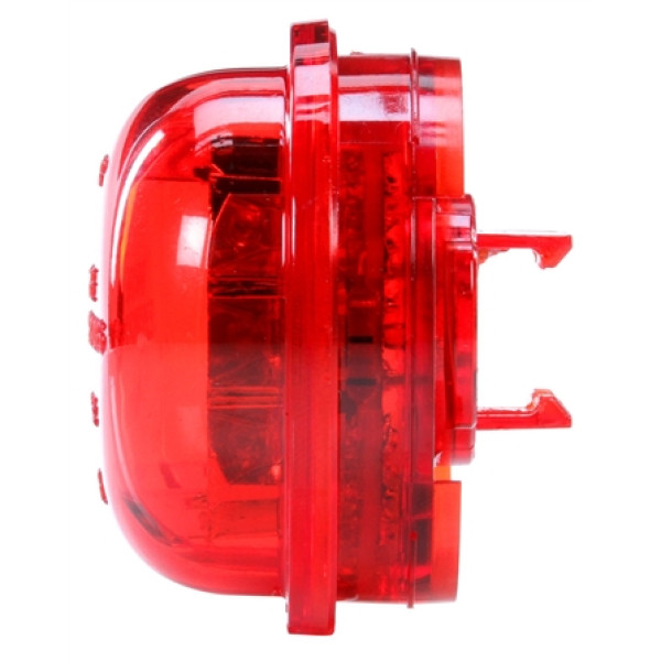 Image of 30 Series, LED, Red Round, 8 Diode, High Profile, M/C Light, PC, Black Grommet, 12V, Kit from Trucklite. Part number: TLT-30085R4