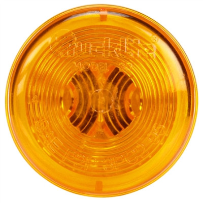 Image of 30 Series, Incan., Yellow Round, 1 Bulb, M/C Light, PC, 12V from Trucklite. Part number: TLT-30200Y4