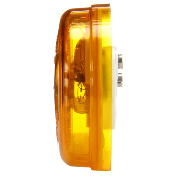 Image of 30 Series, Incan., Yellow Round, 1 Bulb, M/C Light, PC, Bracket, 12V from Trucklite. Part number: TLT-30230Y4
