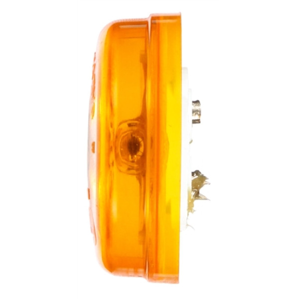 Image of 30 Series, Incan., Yellow Round, 1 Bulb, ABS, M/C Light, PC, 12V from Trucklite. Part number: TLT-30257Y4