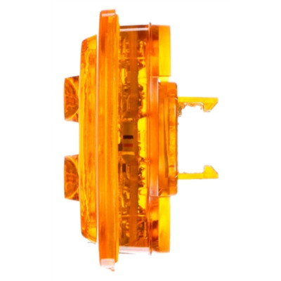 Image of 30 Series, LED, Yellow Round, 6 Diode, Low Profile, M/C Light, PC, 12V from Trucklite. Part number: TLT-30385Y4