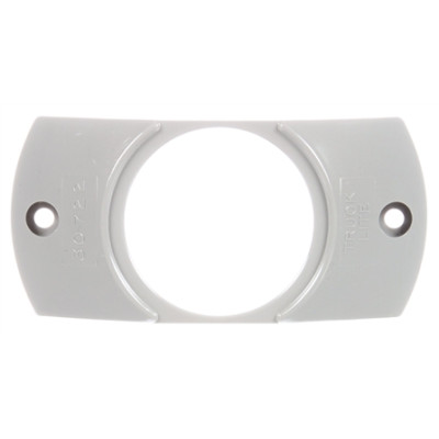 Image of 30 Series, Deflector Mount, 30 Series Lights, Round, Gray, 2 Screw Bracket Mount/Gray Grommet from Trucklite. Part number: TLT-30722-4