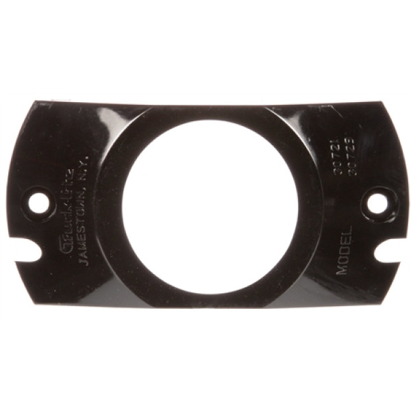 Image of 30 Series, Bracket Mount, 30 Series Lights, Round, Black, 2 Screw Bracket Mount, Bulk from Trucklite. Part number: TLT-30729-3