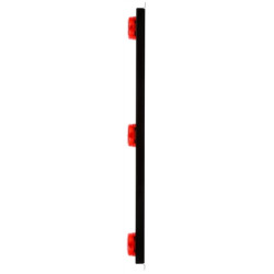 Image of 30 Series, 9" Centers, Incan., Red, Round, ID Bar, Black, 12V, Kit from Trucklite. Part number: TLT-30742R4