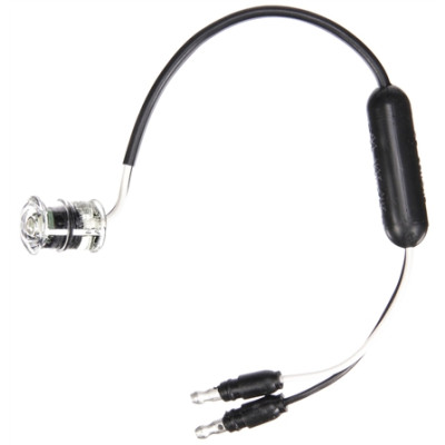 Image of Super 33, LED, 1 Diode, Clear, Round, Aux. Light, 12V from Trucklite. Part number: TLT-33260C4