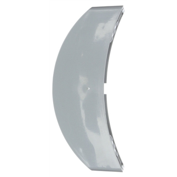 Image of 33 Series, Curved Bracket Mount, 33 Series Lights, Round, Gray, 2 Screw Bracket Mount from Trucklite. Part number: TLT-33715-4