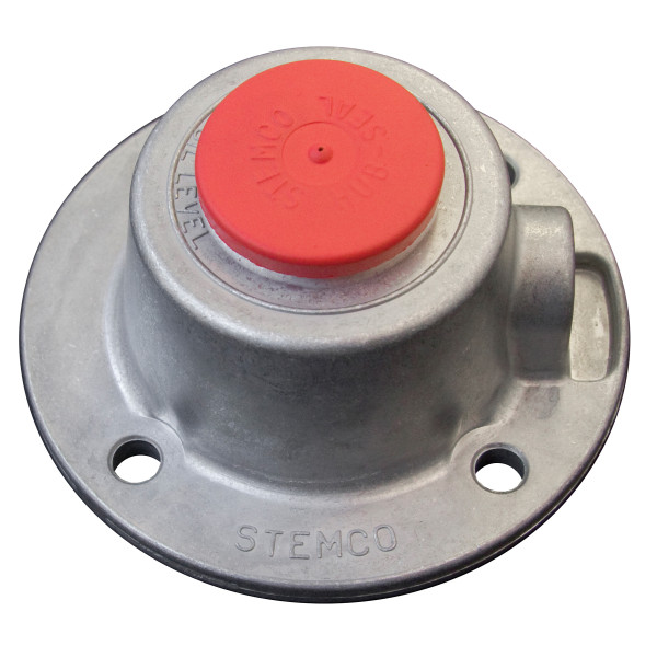 Image of HUB CAP WITH PIPE PLUG from Stemco. Part number: STE-343-4065