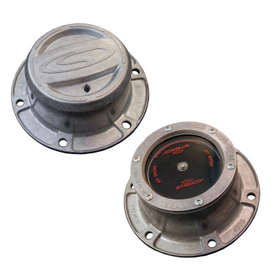 Image of SENTINEL GREASE HUB CAP from Stemco. Part number: STE-349-4009