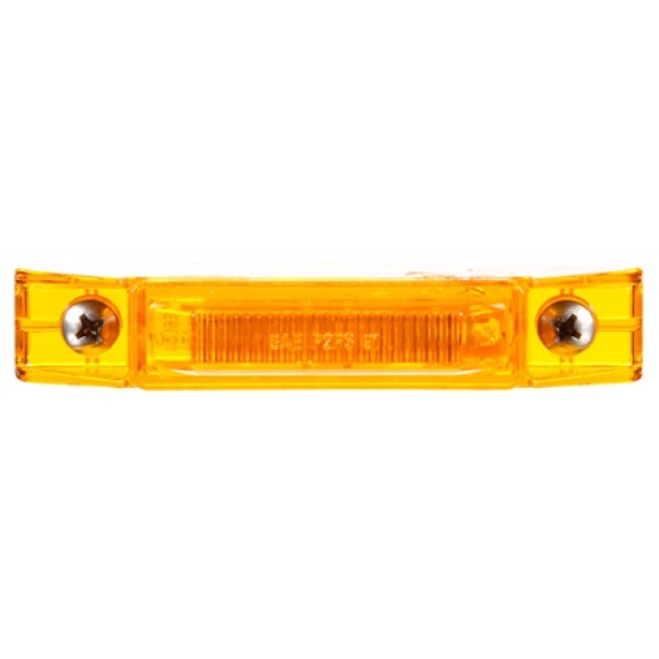 Image of 35 Series, LED, Yellow Rectangular, 2 Diode, M/C Light, P2, 2 Screw, 12V, Kit from Trucklite. Part number: TLT-35001Y4
