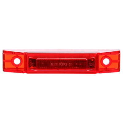 Image of 35 Series, LED, Red Rectangular, 2 Diode, Military, M/C Light, P3, 2 Screw, 12-24V, Kit from Trucklite. Part number: TLT-35004R4