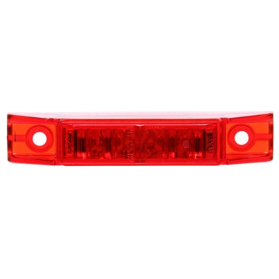Image of 35 Series, LED, Red Rectangular, 5 Diode, M/C Light, PC, 2 Screw, 12V, Kit from Trucklite. Part number: TLT-35075R4