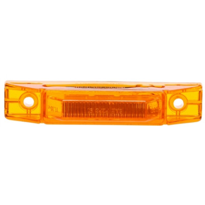 Image of 35 Series, Diamond Shell, LED, Yellow Rectangular, 1 Diode, M/C Light, P2, 2 Screw, 12V from Trucklite. Part number: TLT-35880Y4