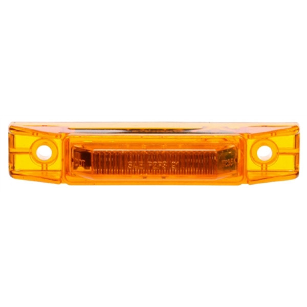 Image of 35 Series, LED, Yellow Rectangular, 2 Diode, M/C Light, P2, 2 Screw, 12-24V from Trucklite. Part number: TLT-35890Y4
