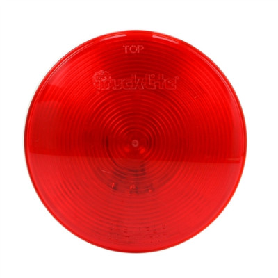 Image of 40 Series, Incan., Red, Round, 1 Bulb, S/T/T, Black Grommet, PL-3, Stripped/Ring, 24V, Kit, Bulk from Trucklite. Part number: TLT-40009R3