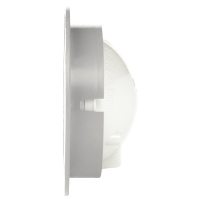 Image of 40 Series, Incan., 1 Bulb, Clear, Round, Dome Light, Gray Flange, 12V, Kit from Trucklite. Part number: TLT-40023-4