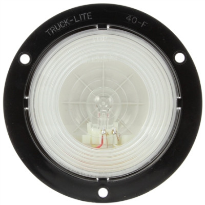 Image of 40 Series, Incan., 1 Bulb, Round, Back-Up Light, Black Flange, 12V, Kit from Trucklite. Part number: TLT-40071-4