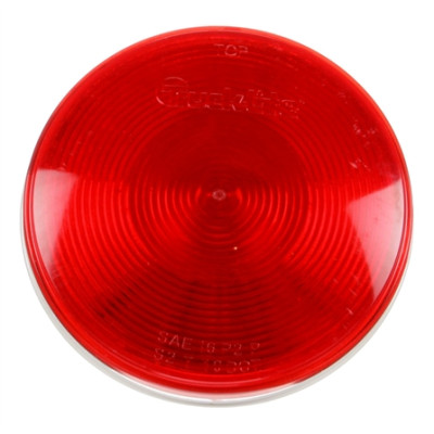 Image of 40 Series, Incan., Red, Round, 1 Bulb, S/T/T, PL-3, 24V from Trucklite. Part number: TLT-40209R4