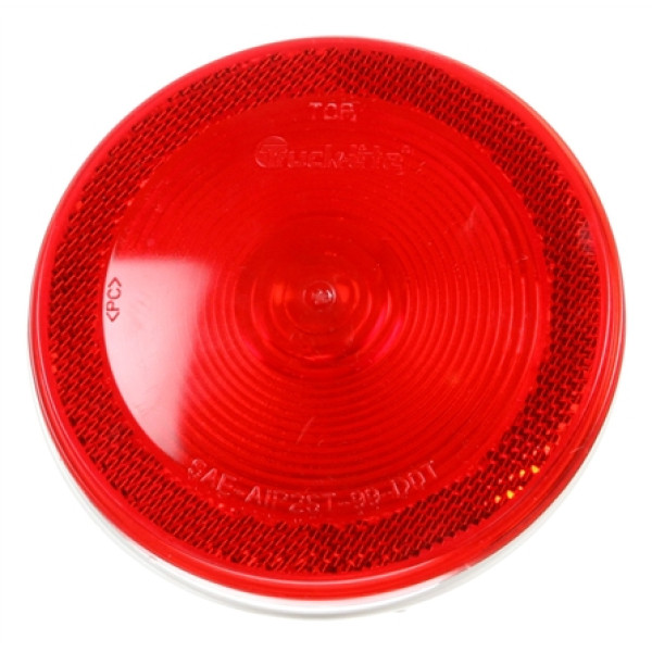 Image of 40 Series, Incan., Red, Round, 1 Bulb, S/T/T, Reflectorized, PL-3, 12V, Pallet from Trucklite. Part number: TLT-40215RP