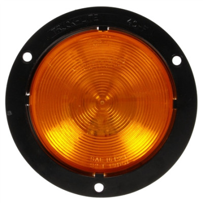 Image of 40 Series, Incan. 1 Bulb, Round, F/P/T, Black Flange, 12V, Bulk from Trucklite. Part number: TLT-40233Y3