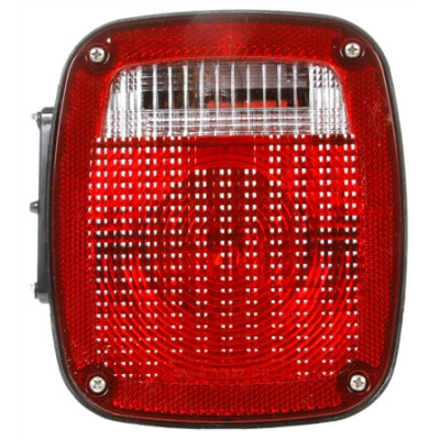 Image of Freightliner, Acrylic, RH, Combination Box Light, 3 Stud, License Light from Signal-Stat. Part number: TLT-SS4023Y106-S