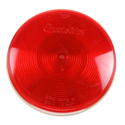 Image of 40 Economy, Incan., Red, Round, 1 Bulb, S/T/T, PL-3, 12V from Trucklite. Part number: TLT-40282R4