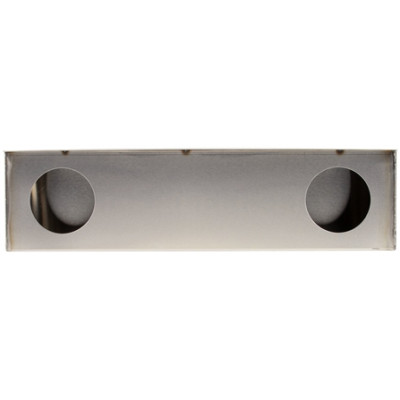 Image of 40 Series, Left Hand Side, Module Bracket, 4 in Diameter Lights, Round, Silver, 4 Screw Bracket Mount from Trucklite. Part number: TLT-40680-4