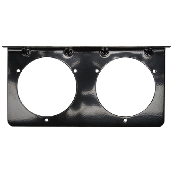 Image of 40 Series, Bracket Mount, 4 in Diameter Lights, Round, Black, 4 Screw Bracket Mount from Trucklite. Part number: TLT-40715-4