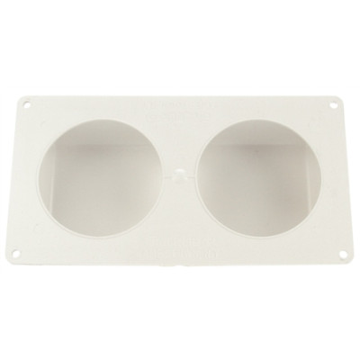 Image of 40 Series, Module Housing, White ABS from Trucklite. Part number: TLT-40722-4