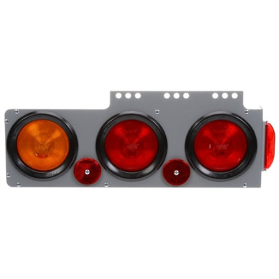 Image of 40 Series, Incan., S/T/T Module w/ Side Marker, RH, Black PVC, Turn Signal, 12V from Trucklite. Part number: TLT-40763-4