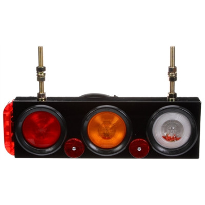 Image of 40 Series, Incan., Back-Up& S/T/T Module w/ Side Marker, LH, Black PVC, Turn Signal, 12V from Trucklite. Part number: TLT-40791-4