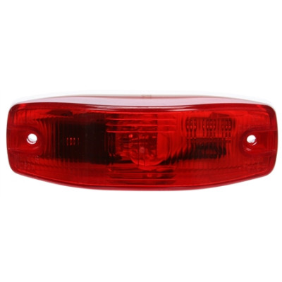 Image of Signal-Stat, Incan., Red Oval, 1 Bulb, Aux. Turn Signal, 2 Screw, 12V, Kit from Signal-Stat. Part number: TLT-SS4095-S