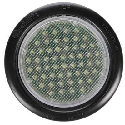 Image of 44 Series, LED, 54 Diode, Clear, Round, Dome Light, Black Grommet, 12V, Kit from Trucklite. Part number: TLT-44042C4