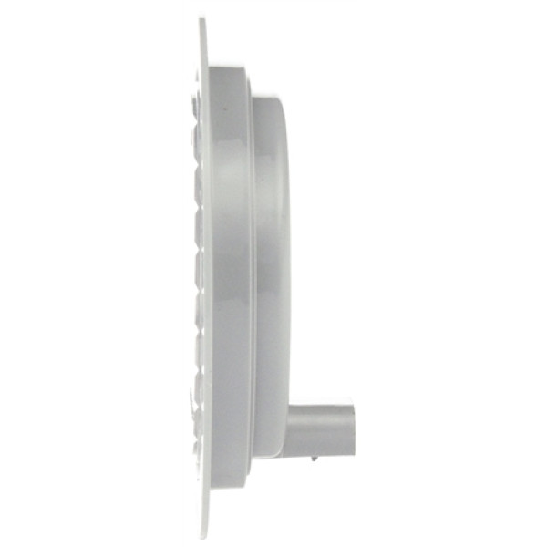 Image of Super 44, Diamond Shell, LED, 27 Diode, Round, Back-Up Light, Gray Flange, 12V, Kit from Trucklite. Part number: TLT-44145C4