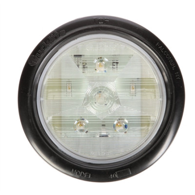 Image of Super 44, LED, 6 Diode, Round, Back-Up Light, Black Grommet, 12V, Kit from Trucklite. Part number: TLT-44183C4