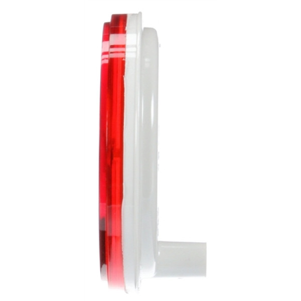 Image of Super 44, LED, Red, Round, 42 Diode, S/T/T, Fit 'N Forget S.S., 12V from Trucklite. Part number: TLT-44202R4