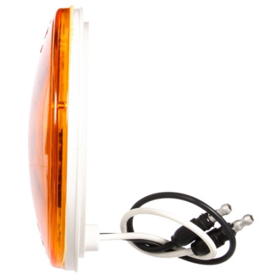 Image of 44 Series, LED, Yellow Round, 1 Diode, Rear Turn Signal, 12-24V from Trucklite. Part number: TLT-44934Y4