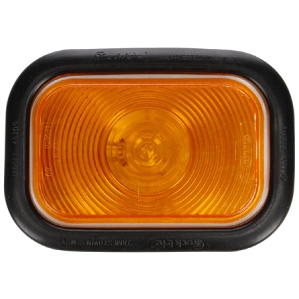 Image of Super 45, Incan. 1 Bulb, Rectangular, F/P/T, Black Grommet, 12V, Kit from Trucklite. Part number: TLT-45002Y4