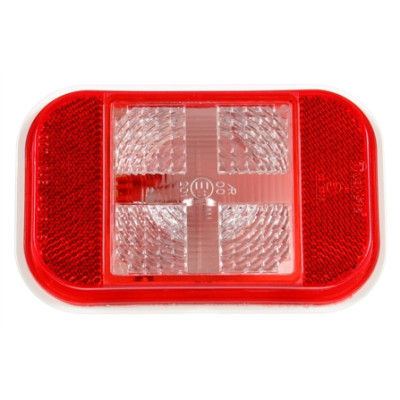 Image of 45 Series, Incan., 1 Bulb, Reflectorized, Rectangular, Back-Up Light, White Grommet, 12V, Kit, Pallet from Trucklite. Part number: TLT-45024-P