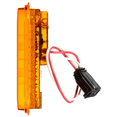 Image of 45 Series, Yellow Rectangular, 70 Diode, Rear Turn Signal, 12V from Trucklite. Part number: TLT-45251Y4