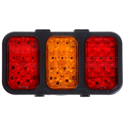 Image of 45 Series, LED, Rear Fog & S/T Module, RH, Black Polypropylene, Turn Signal, 12-24V from Trucklite. Part number: TLT-45422-4