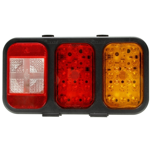 Image of 45 Series, Incan./LED, Back-Up & S/T Module, RH, Black Polypropylene, Turn Signal, 12V from Trucklite. Part number: TLT-45430-4