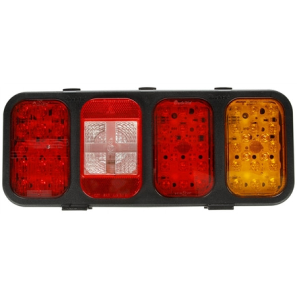 Image of 45 Series, Incan./LED, Back-Up & Rear Fog & S/T Module, RH, Black Polypropylene, Turn Signal, 12V from Trucklite. Part number: TLT-45630-4