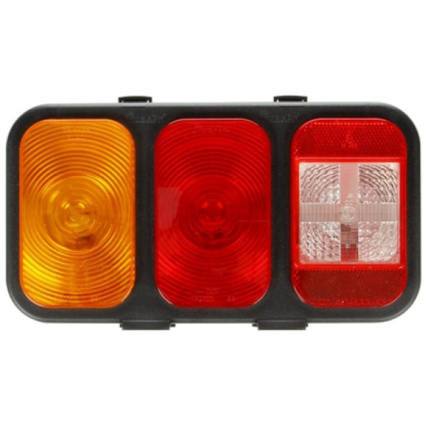 Image of 45 Series, Incan., Back-Up & S/T/T Module, LH, Black Polypropylene, Turn Signal, 12V from Trucklite. Part number: TLT-45742-4