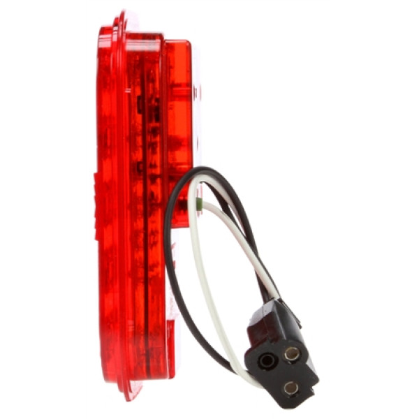 Image of 45 Series Red Polycarbonate LED Fog Light from Trucklite. Part number: TLT-45933R