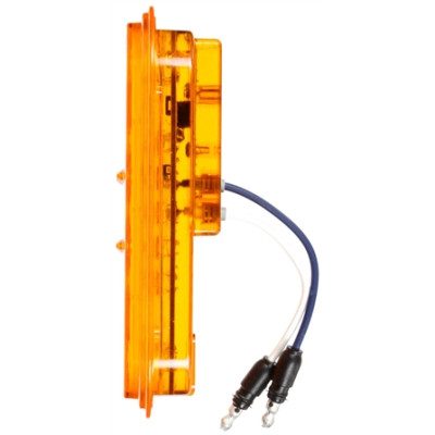Image of 45 Series, LED, Yellow Rectangular, 19 Diode, European Approved, Rear Turn Signal, 12-24V from Trucklite. Part number: TLT-45934Y4