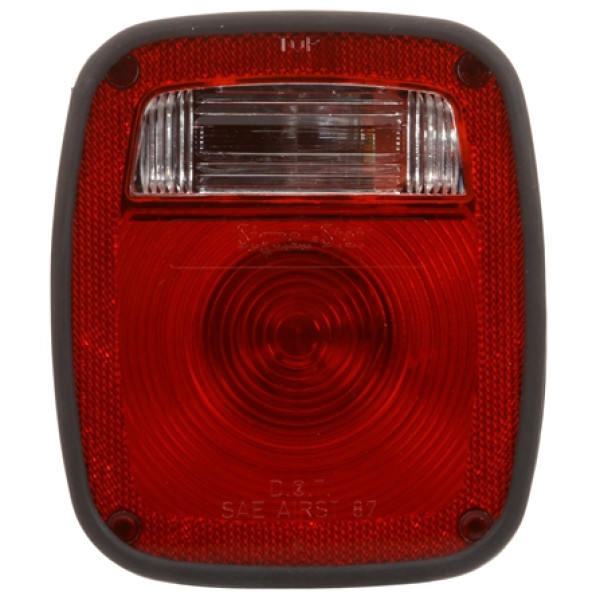 Image of Volvo, Polycarbonate, RH, Combination Box Light, 3 Stud from Signal-Stat. Part number: TLT-SS5014Y101-S