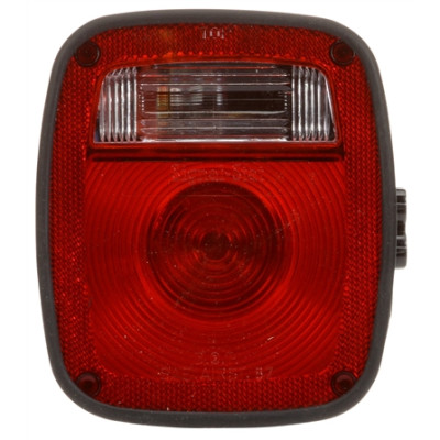 Image of Freightliner/GM/Peterbilt, Polycarbonate, LH, Combination Box Light, 3 Stud, License Light from Signal-Stat. Part number: TLT-SS5023-S