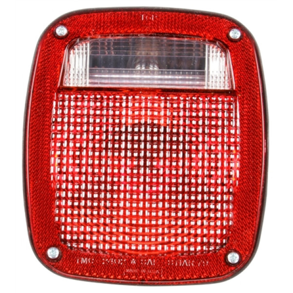 Image of Navistar, Polycarbonate, Left Hand Side, Combination Box Light, 3 Stud, License Light from Signal-Stat. Part number: TLT-SS5315Y101-S