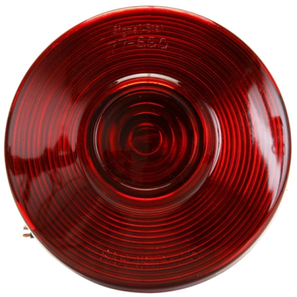 Image of Signal-Stat, Permastat, Incan., Red, Round, 1 Bulb, S/T/T, 2 Stud, Hardwired, Stripped, 12V from Signal-Stat. Part number: TLT-SS541-S