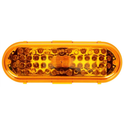 Image of 60 Series, LED, 44 Diode, Oval, F/P/T, 12V from Trucklite. Part number: TLT-60074Y4